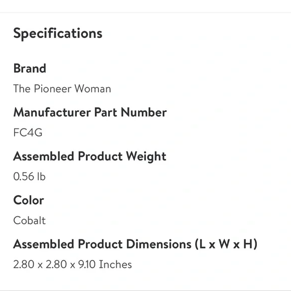 New Pioneer Woman Can Cooler Tumbler Cobalt - Picture 8 of 9